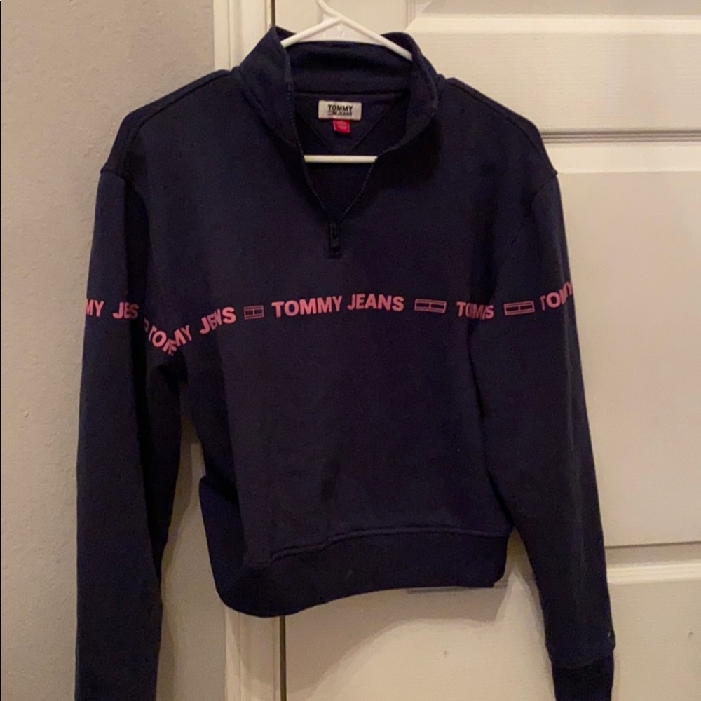 Navy Tommy Hilfiger Quarter Zip